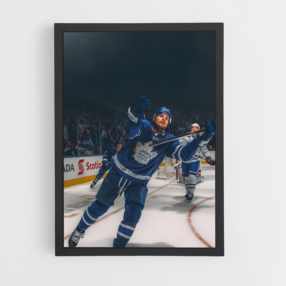 Poster L'Élan Glacé – affiche Hockey sur glace (vue 2)